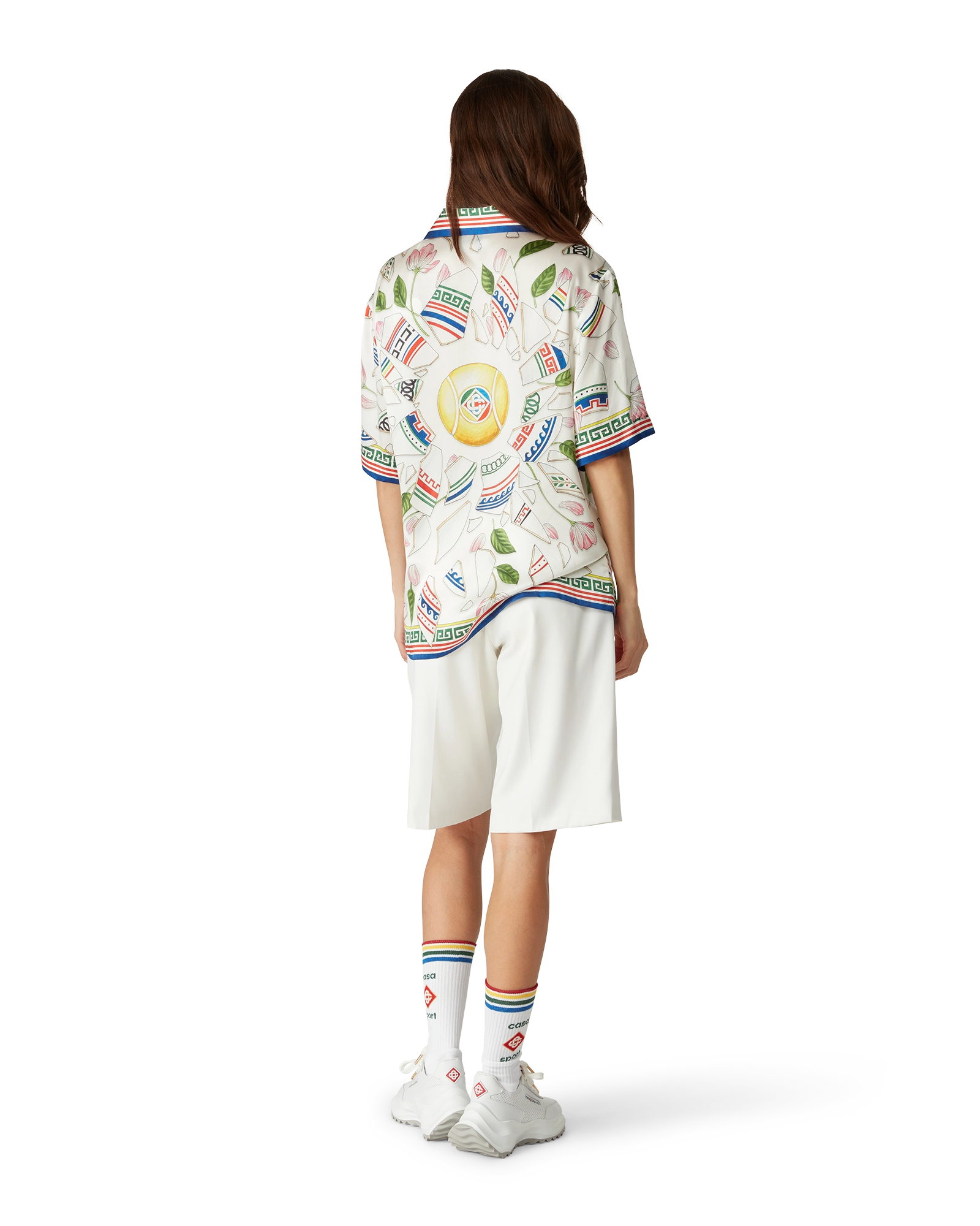 Le Vase Brise Short Sleeve Silk Shirt