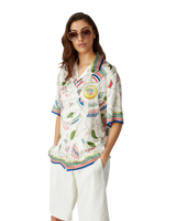 Le Vase Brise Short Sleeve Silk Shirt