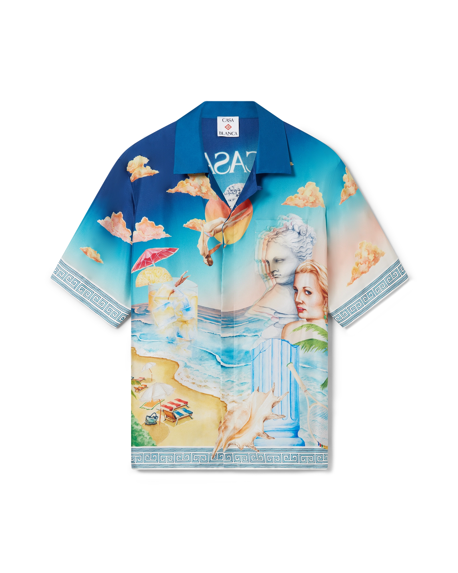 Le Plongeon Short Sleeve Silk Shirt