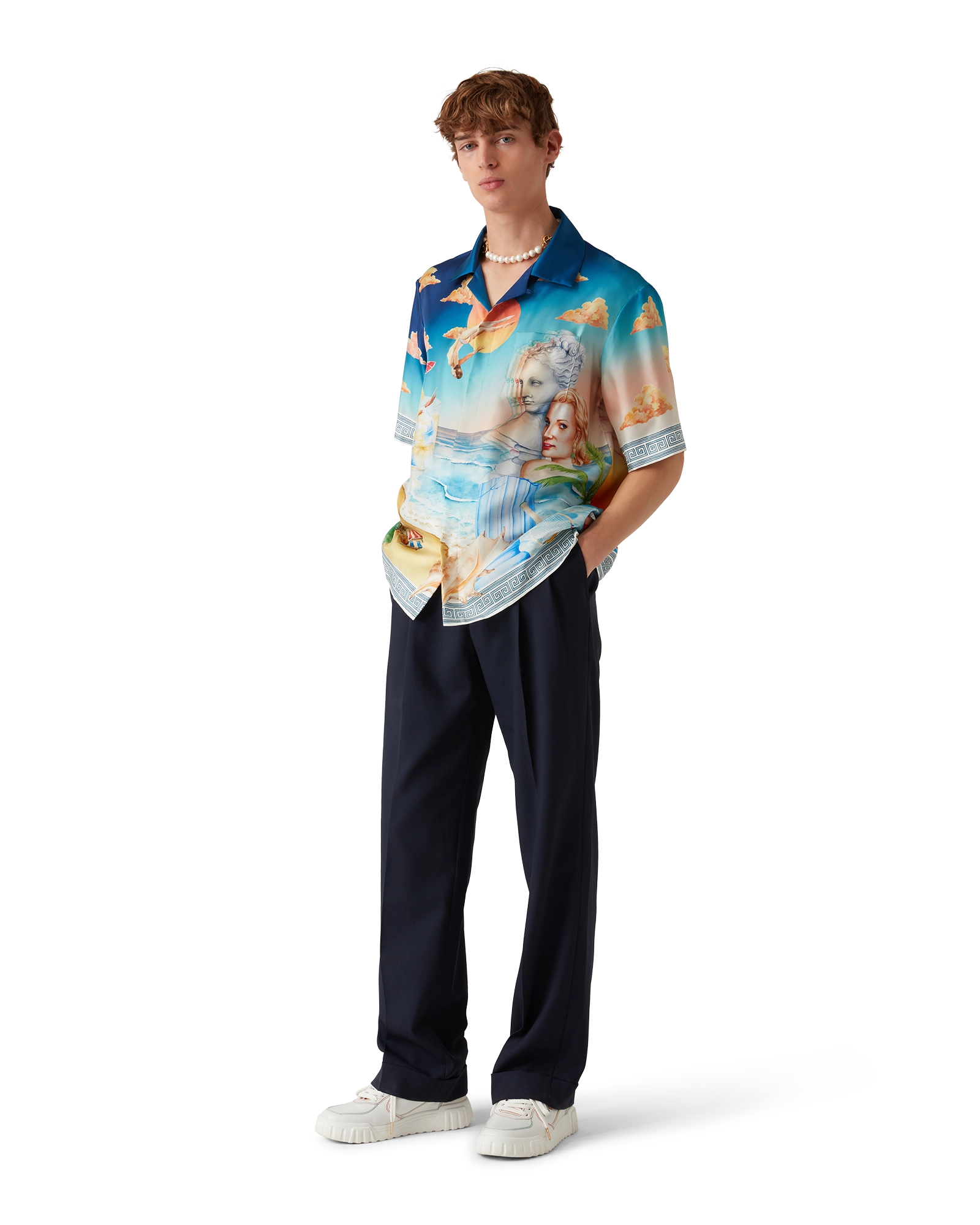 Le Plongeon Short Sleeve Silk Shirt