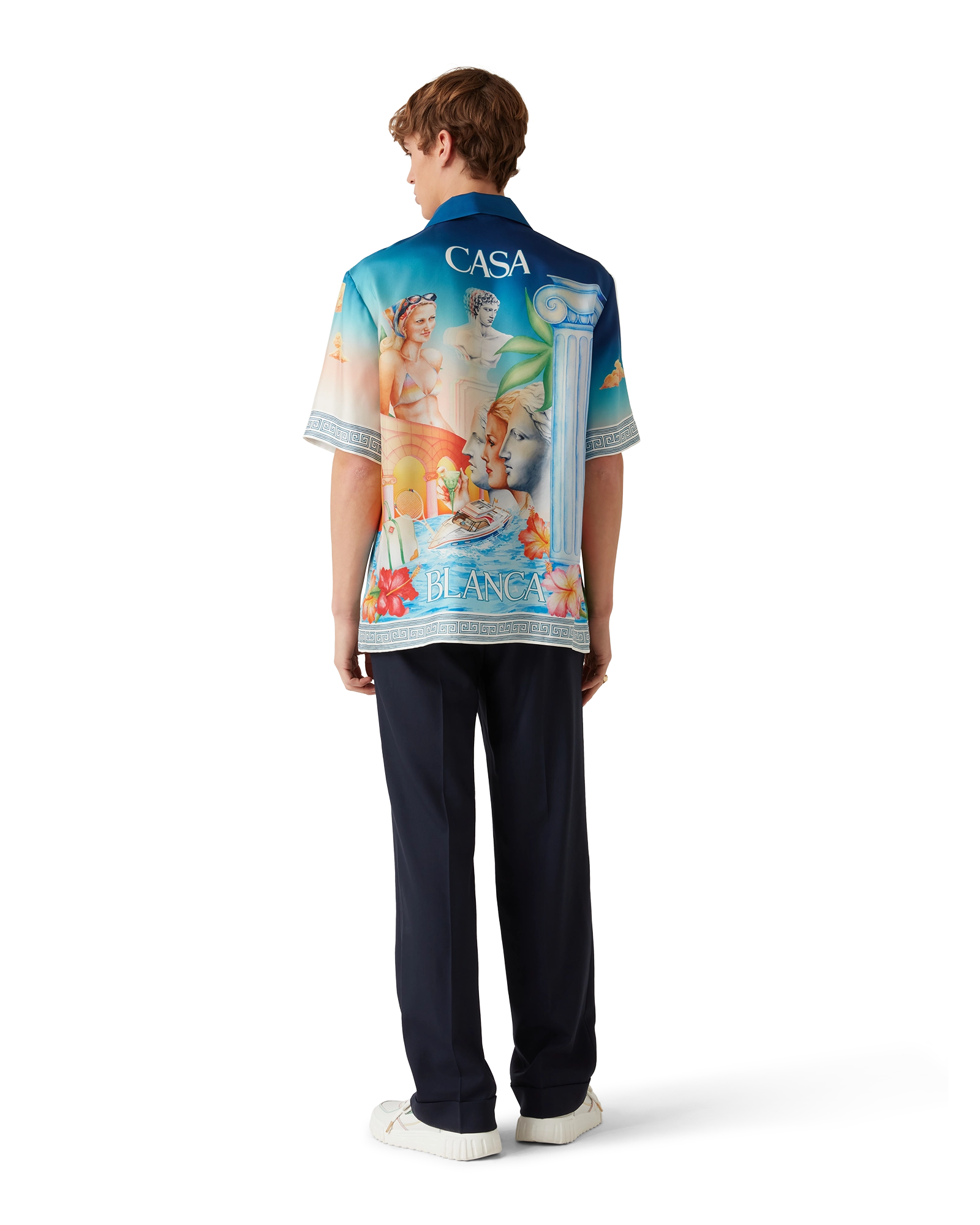 Le Plongeon Short Sleeve Silk Shirt