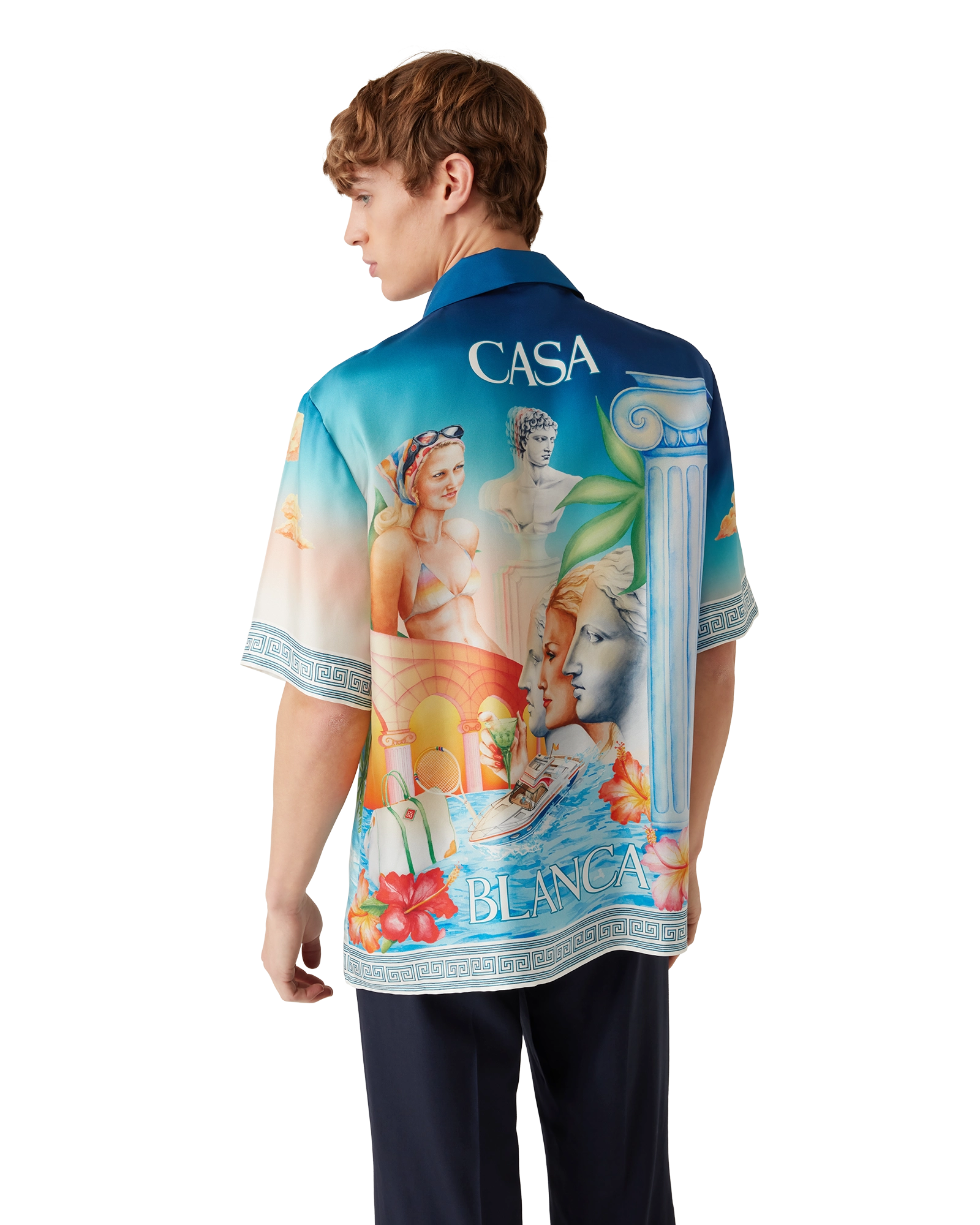 Le Plongeon Short Sleeve Silk Shirt