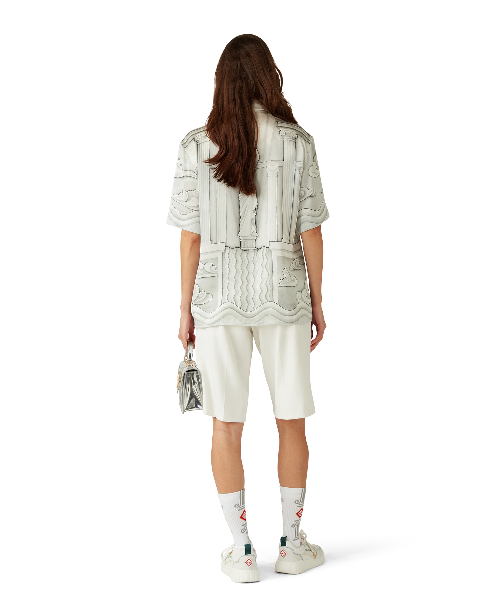 Sacred Stone Short Sleeve Silk Shirt