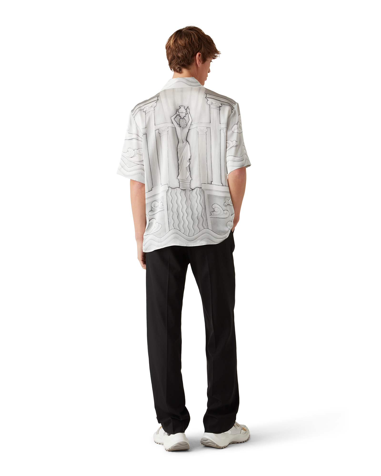 Sacred Stone Short Sleeve Silk Shirt