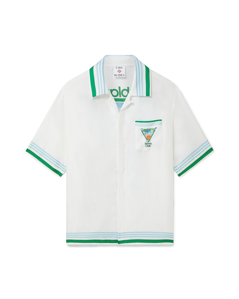 Metaphysical Tennis Icon Silk Shirt | Casablanca Paris