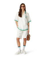 Metaphysical Tennis Icon Short Sleeve Silk Shirt