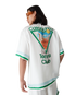 Metaphysical Tennis Icon Short Sleeve Silk Shirt