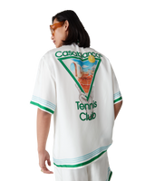 Metaphysical Tennis Icon Short Sleeve Silk Shirt