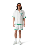 Metaphysical Tennis Icon Short Sleeve Silk Shirt