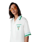 Metaphysical Tennis Icon Short Sleeve Silk Shirt