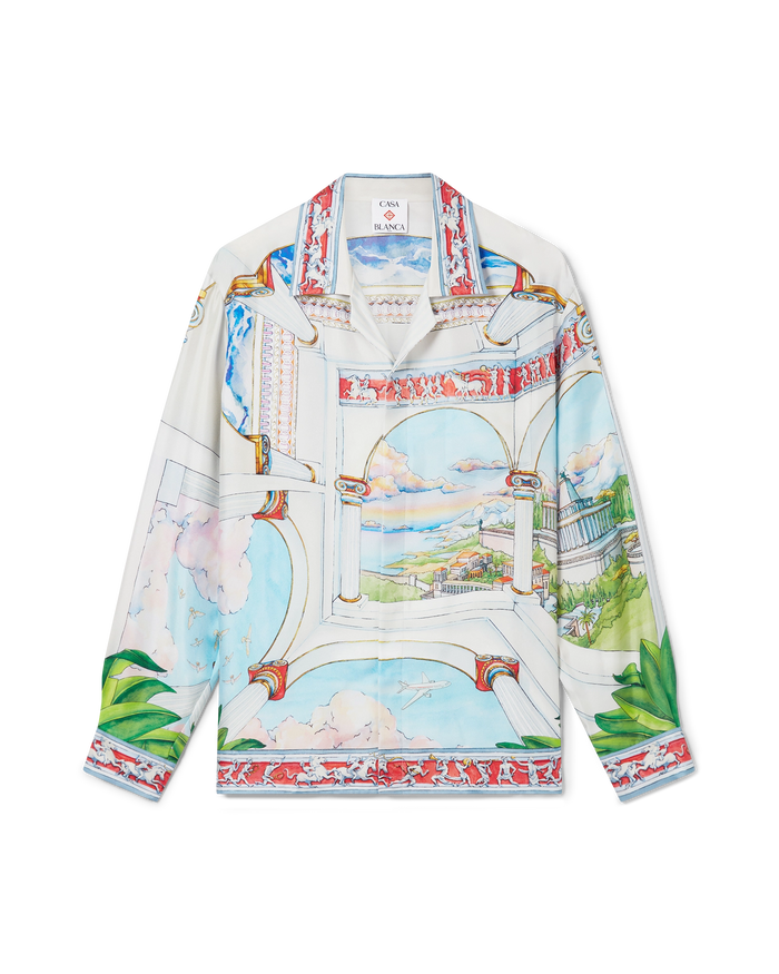 Le Passage Long Sleeve Silk Shirt