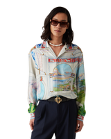 Le Passage Long Sleeve Silk Shirt