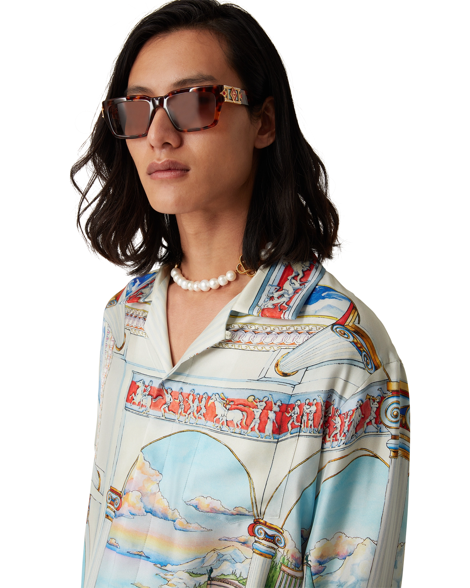 Le Passage Long Sleeve Silk Shirt
