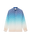 Jacquard Gradient Silk Long Sleeve Shirt