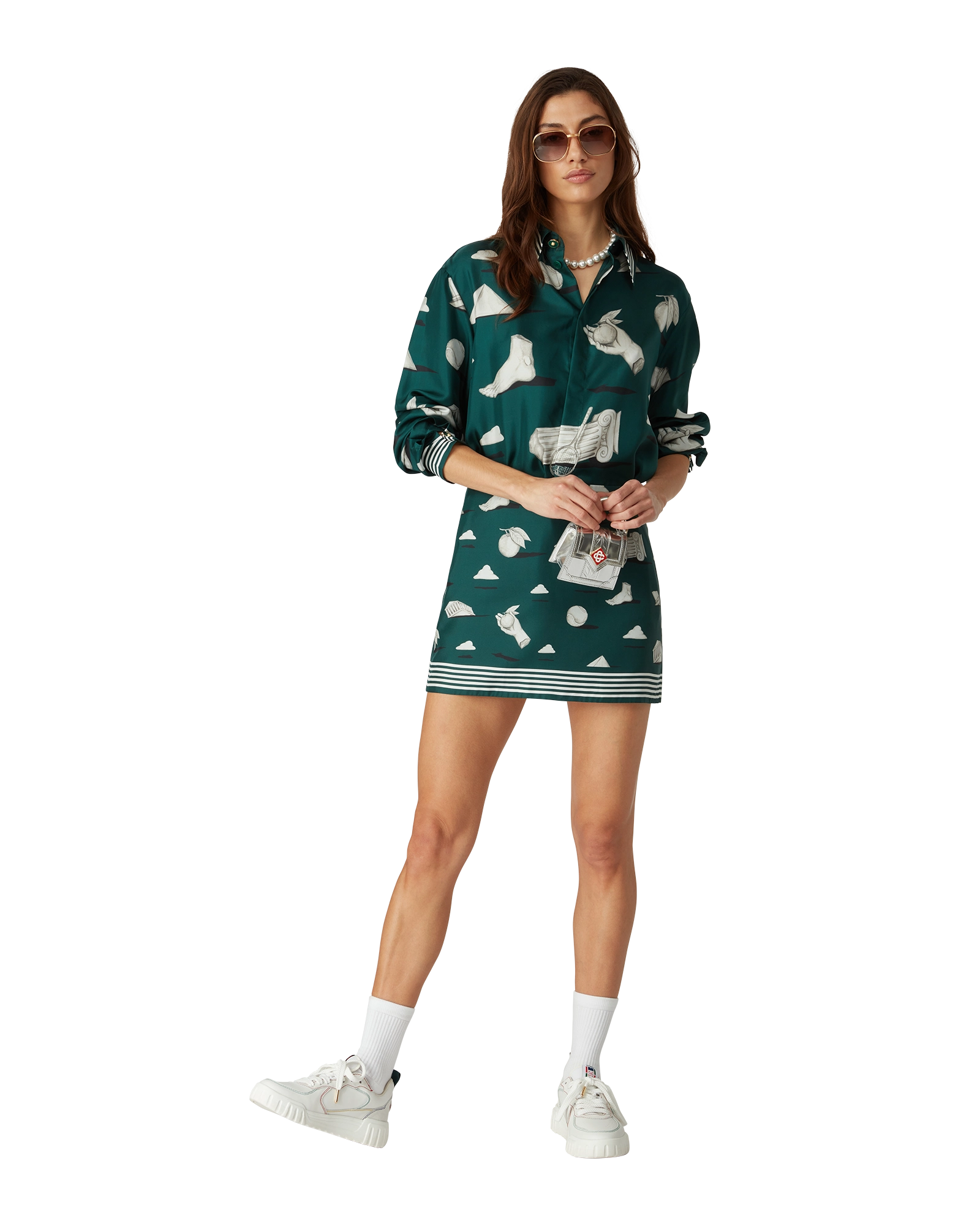 Metaphysical Long Sleeve Silk Shirt