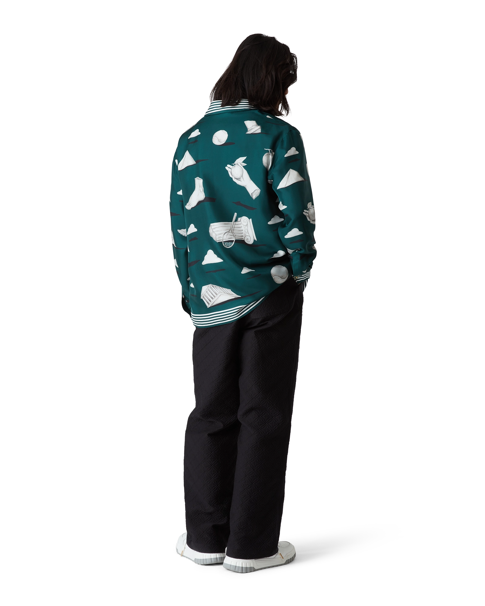 Metaphysical Long Sleeve Silk Shirt