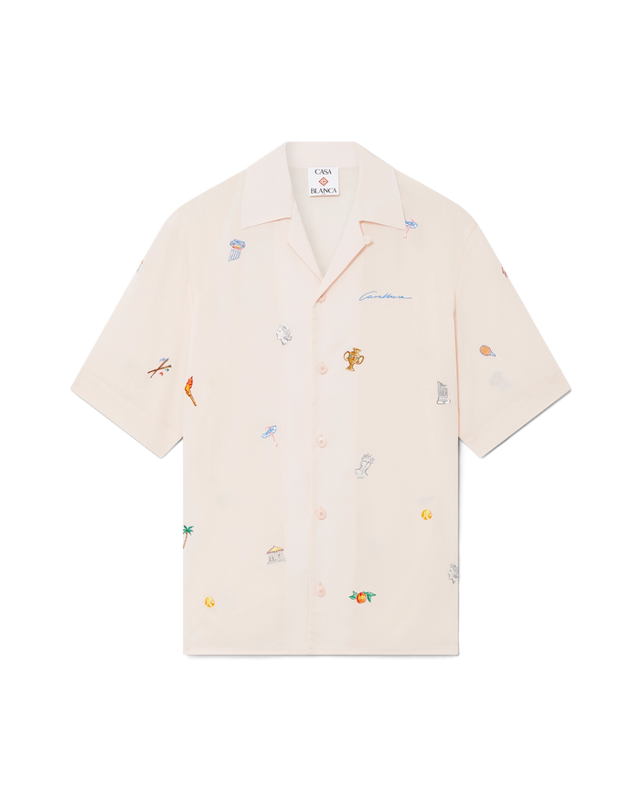 Embroidered Motif Shirt