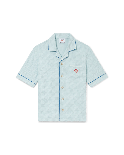 Monogram Towelling Short Sleeve Shirt | Casablanca Paris