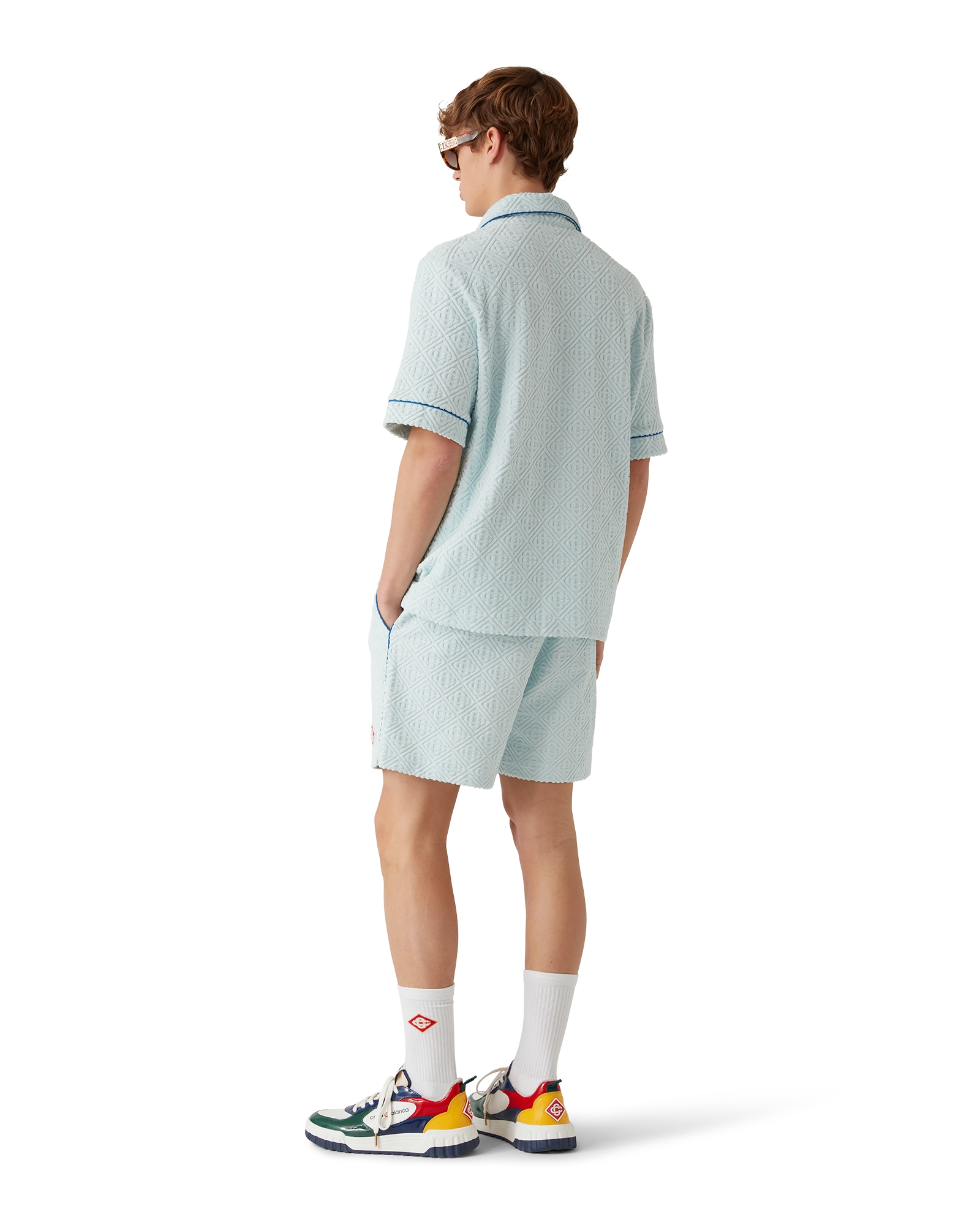 Monogram Towelling Short Sleeve Shirt