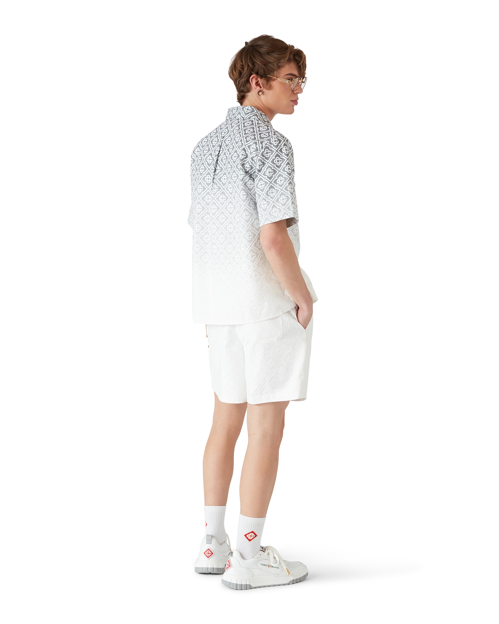 Monogram Gradient Short Sleeve Shirt