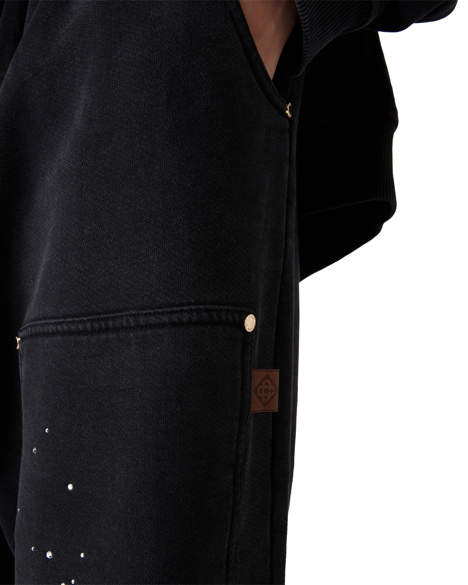 La Prémonition Crystal Embellished Sweatpants