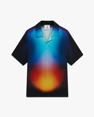 Gradient Silk Short Sleeve Shirt