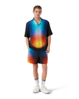 Gradient Silk Short Sleeve Shirt