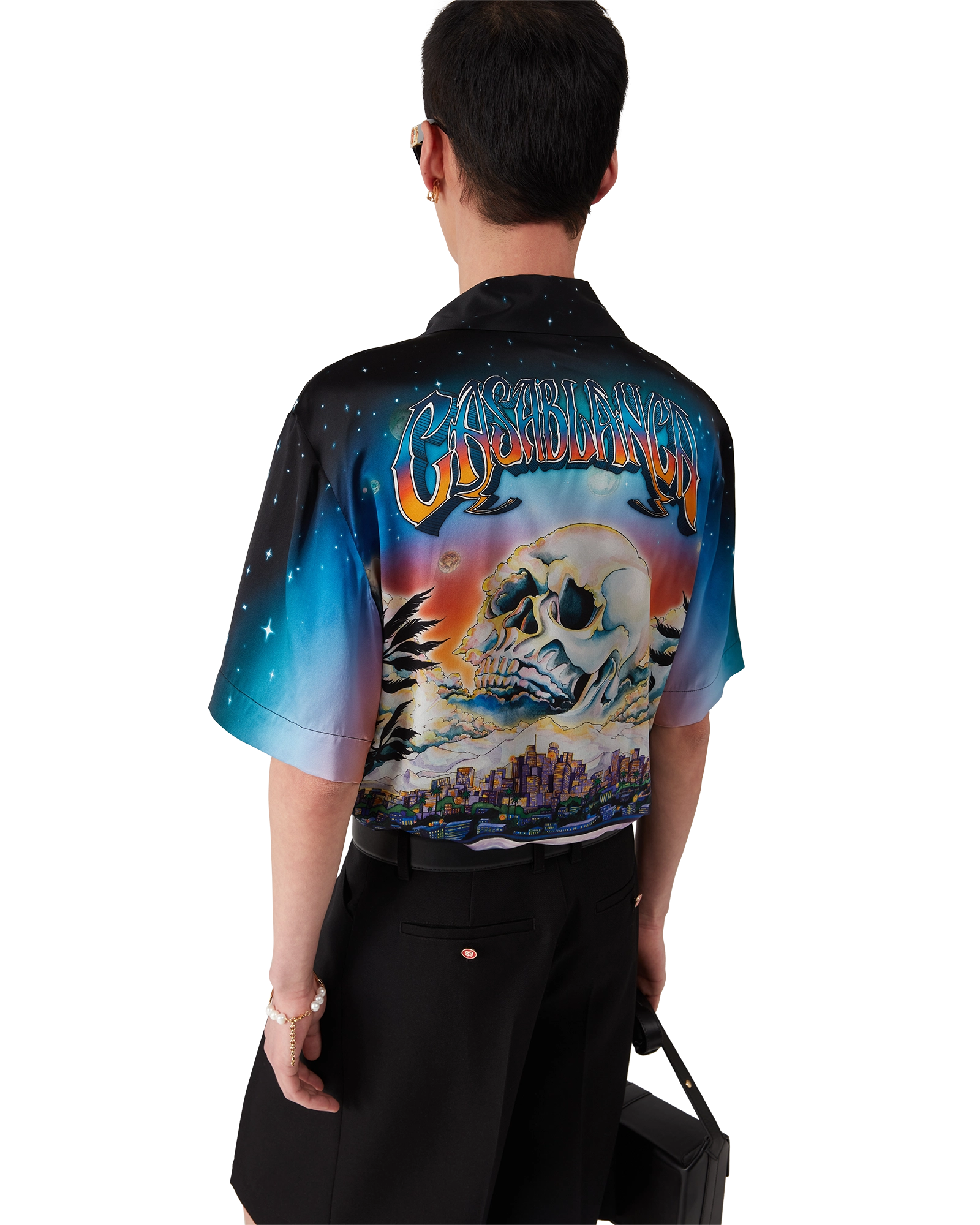 La Prémonition Short Sleeve Silk Shirt