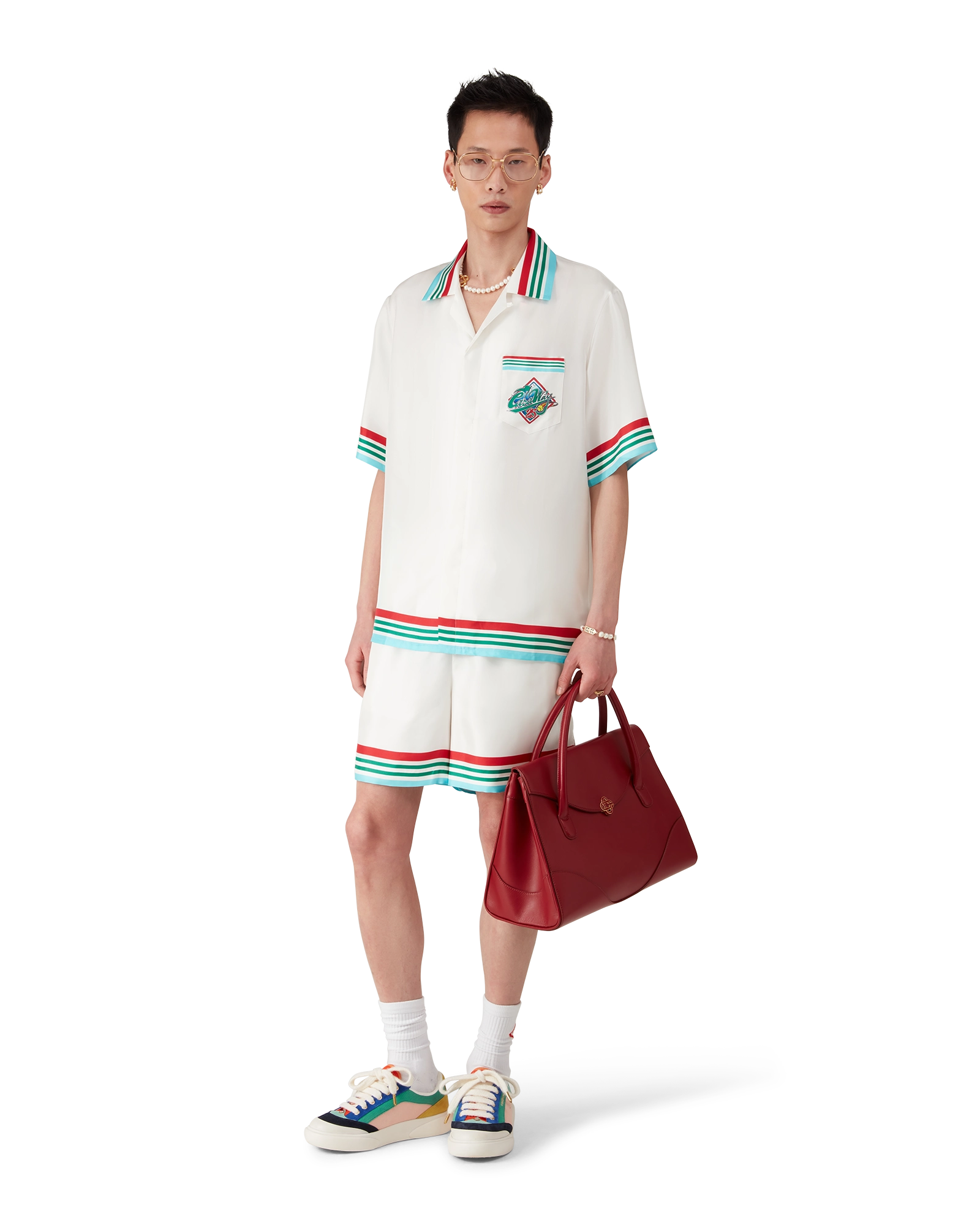 Casa Way World Series Short Sleeve Silk Shirt