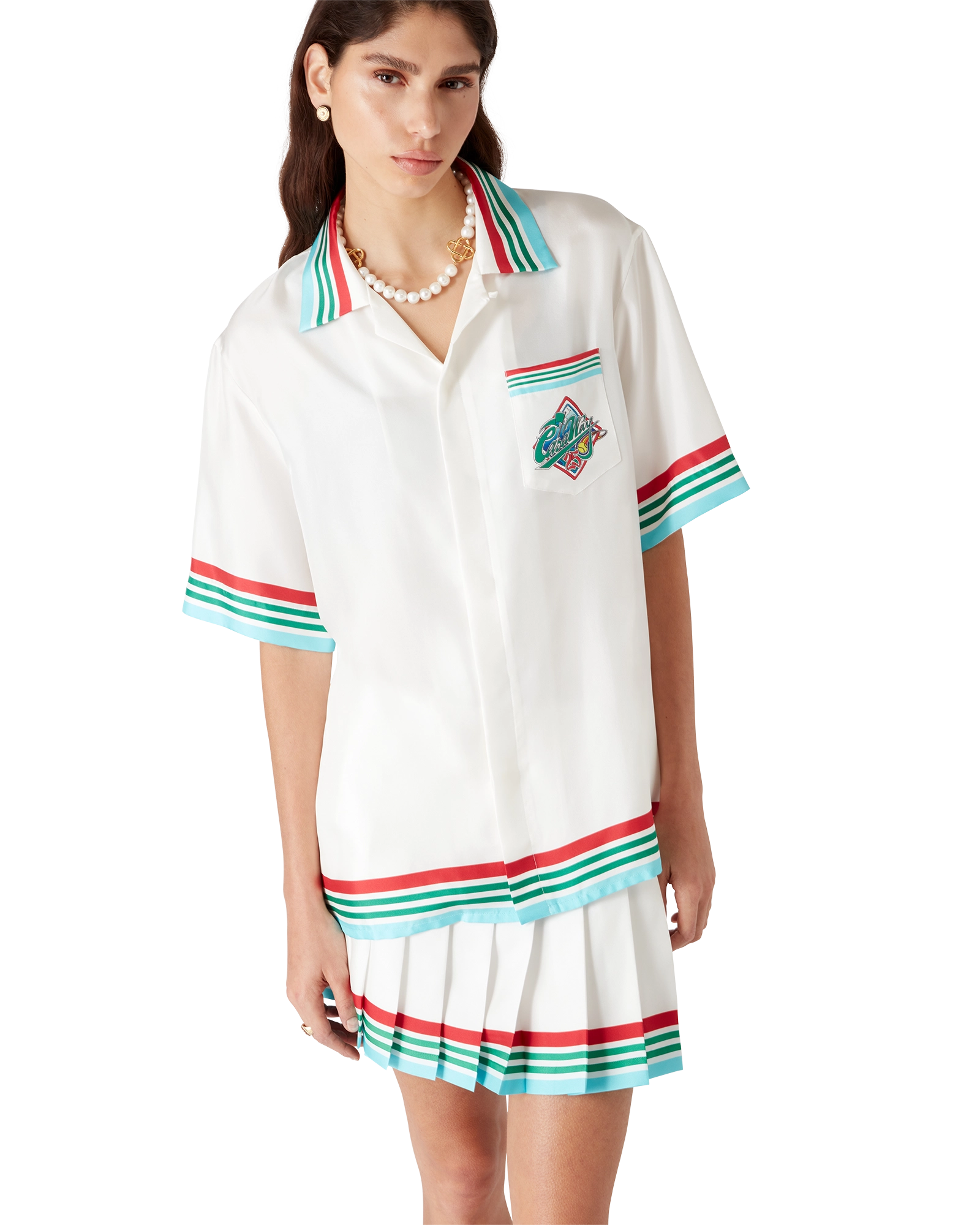 Casa Way World Series Short Sleeve Silk Shirt