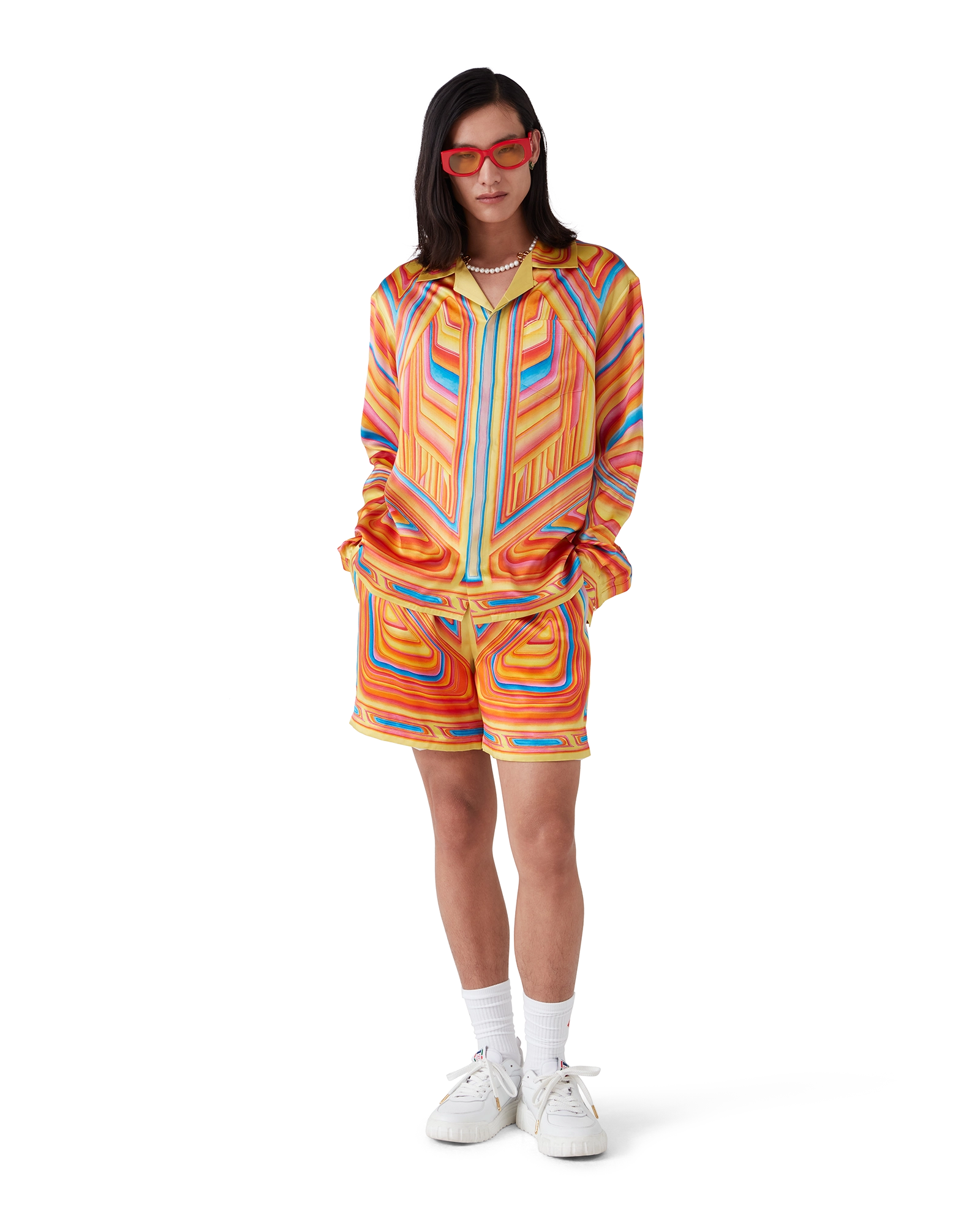 Low Rider Long Sleeve Silk Shirt