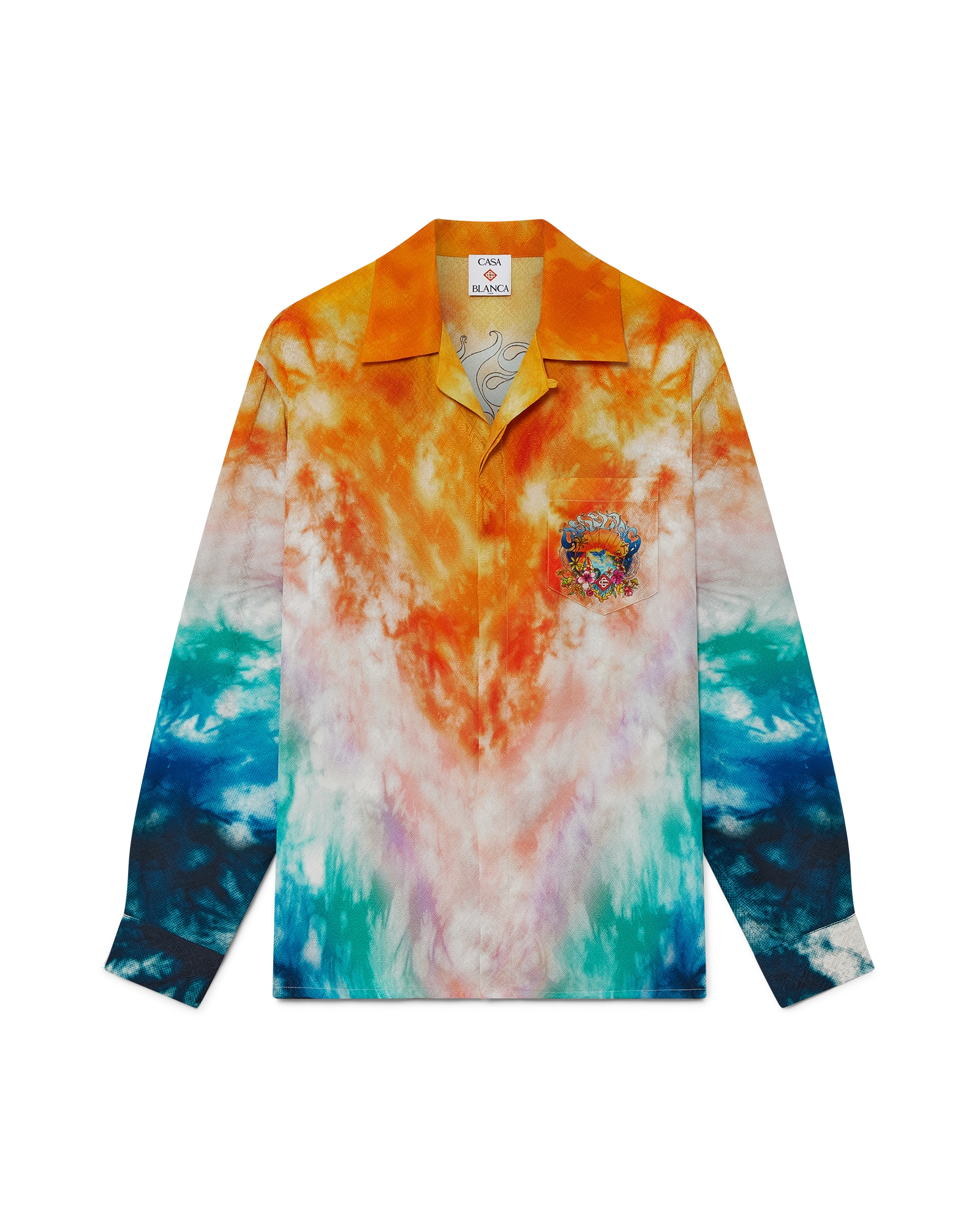 Surf Trip Long Sleeve Long Sleeve Silk Shirt