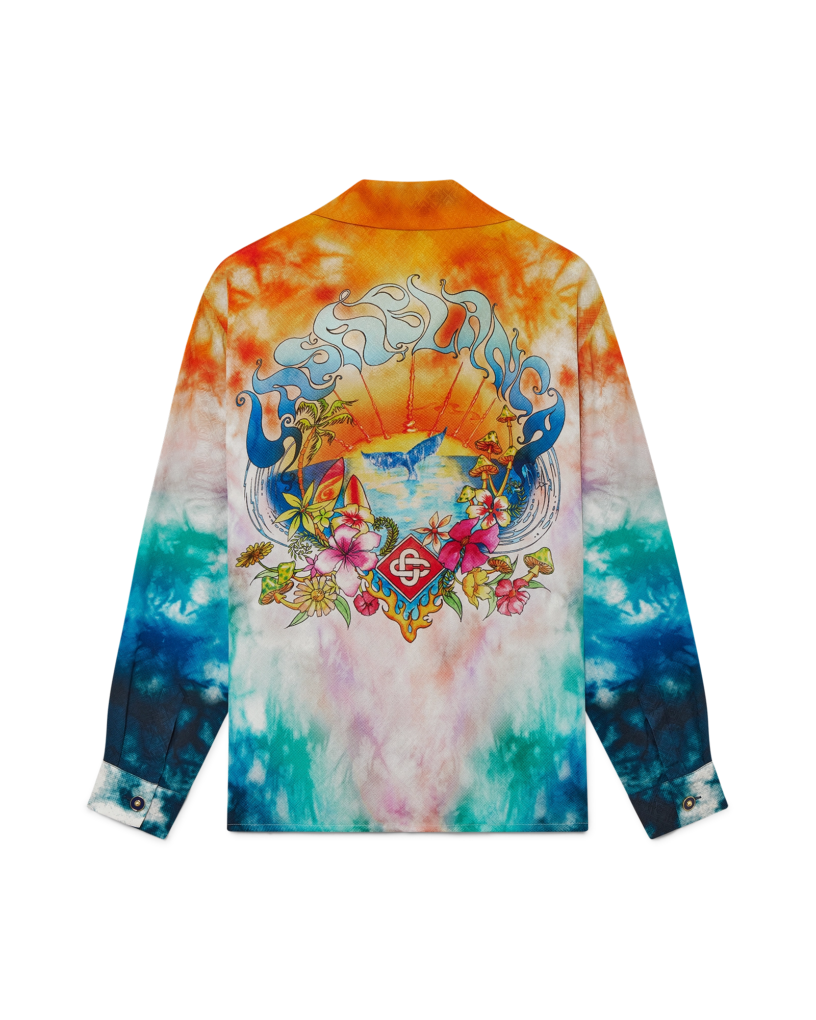 Surf Trip Long Sleeve Long Sleeve Silk Shirt