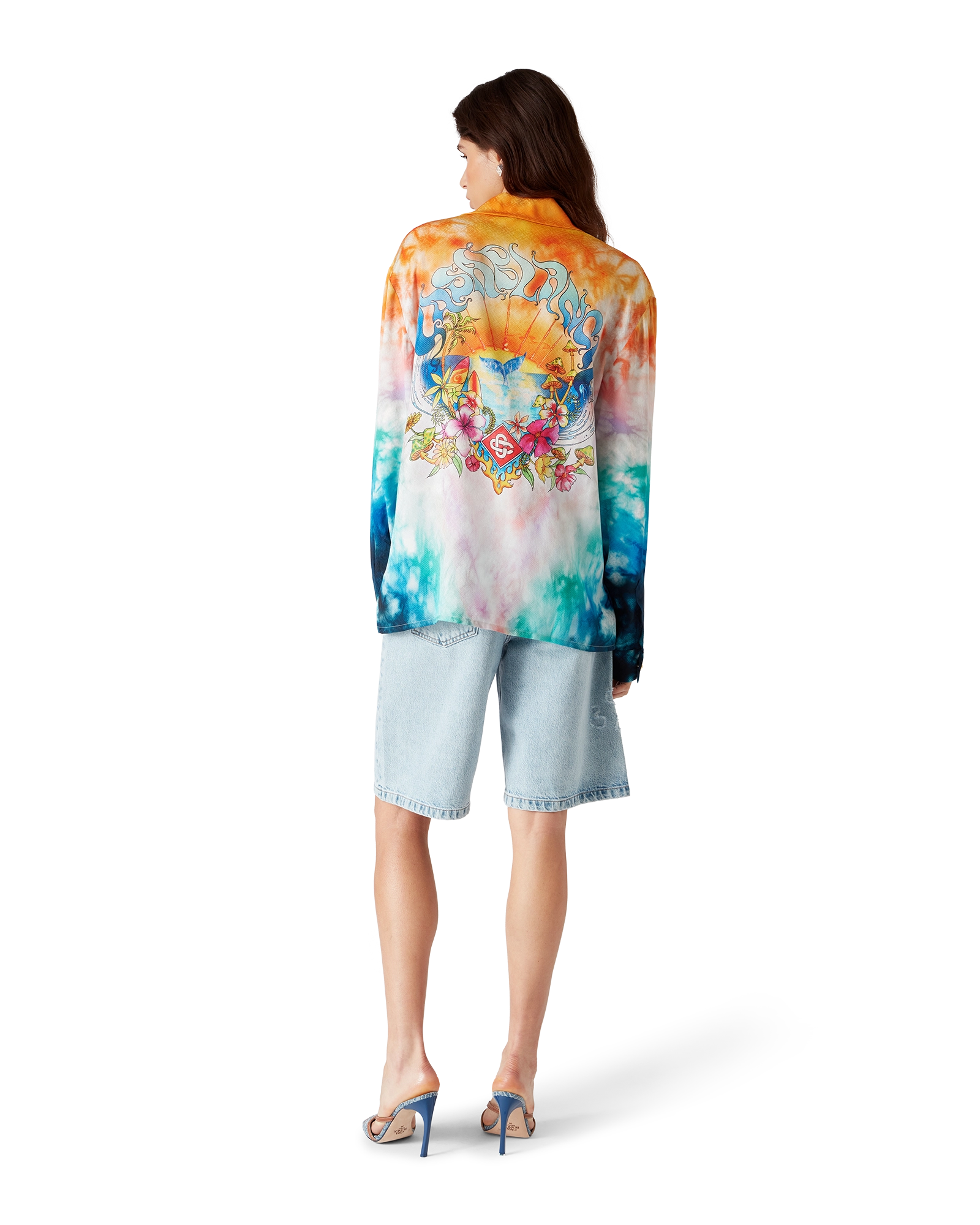Surf Trip Long Sleeve Long Sleeve Silk Shirt