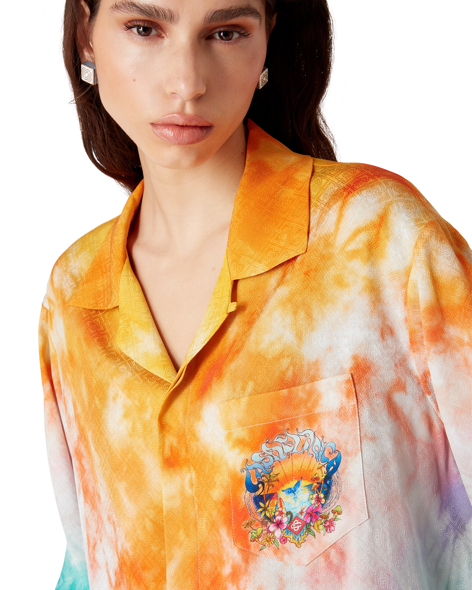 Surf Trip Long Sleeve Long Sleeve Silk Shirt