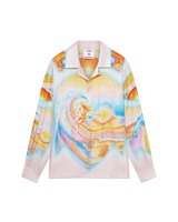 Psychedelic Nirvana Long Sleeve Silk Shirt