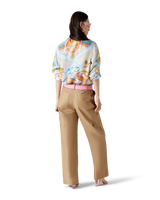 Psychedelic Nirvana Long Sleeve Silk Shirt