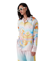 Psychedelic Nirvana Long Sleeve Silk Shirt