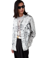 Tattoo Long Sleeve Silk Shirt