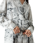 Tattoo Long Sleeve Silk Shirt