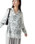 Tattoo Long Sleeve Silk Shirt