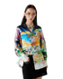 La Musique Long Sleeve Silk Shirt