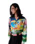 La Musique Long Sleeve Silk Shirt