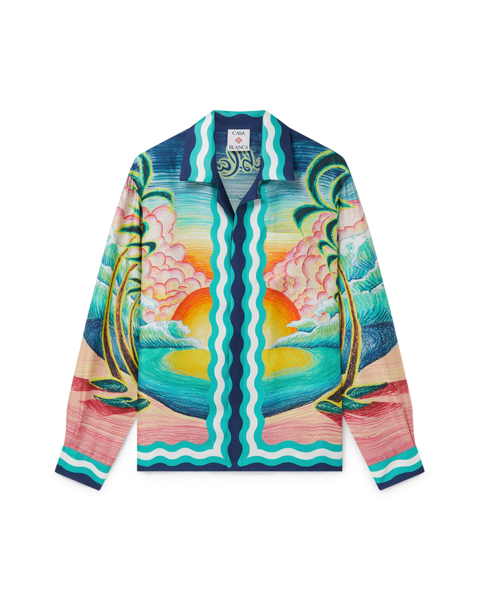 Danse De La Mer Silk Shirt