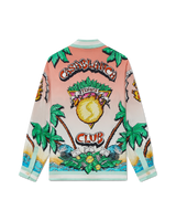 Tennis Club Long Sleeve Silk Shirt