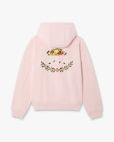 Pink Laduree x Casablanca Embroidered Hooded Sweatshirt