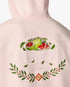 Pink Laduree x Casablanca Embroidered Hooded Sweatshirt