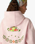 Pink Laduree x Casablanca Embroidered Hooded Sweatshirt
