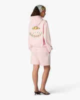 Pink Laduree x Casablanca Embroidered Shorts