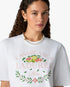 White Laduree x Casablanca Short Sleeve T-Shirt
